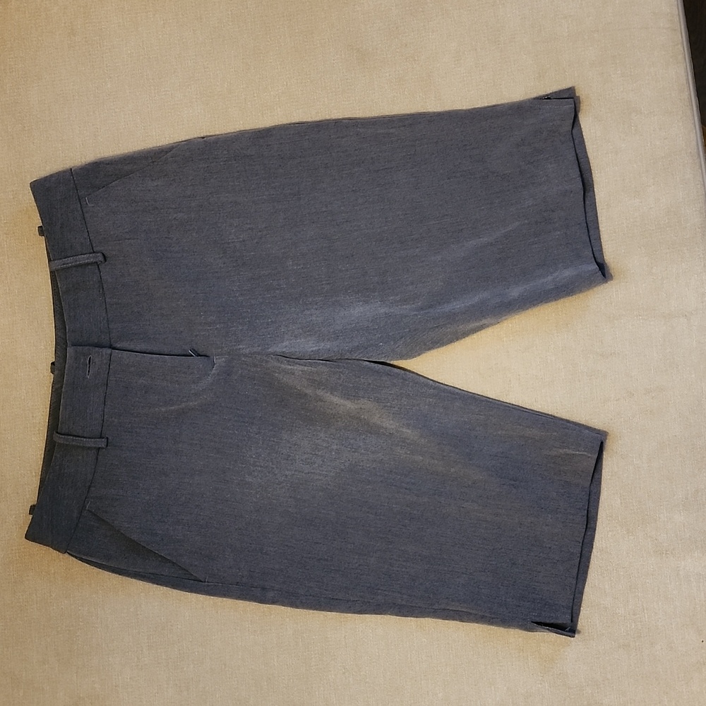 Heathered dark grey Worthington dress shorts